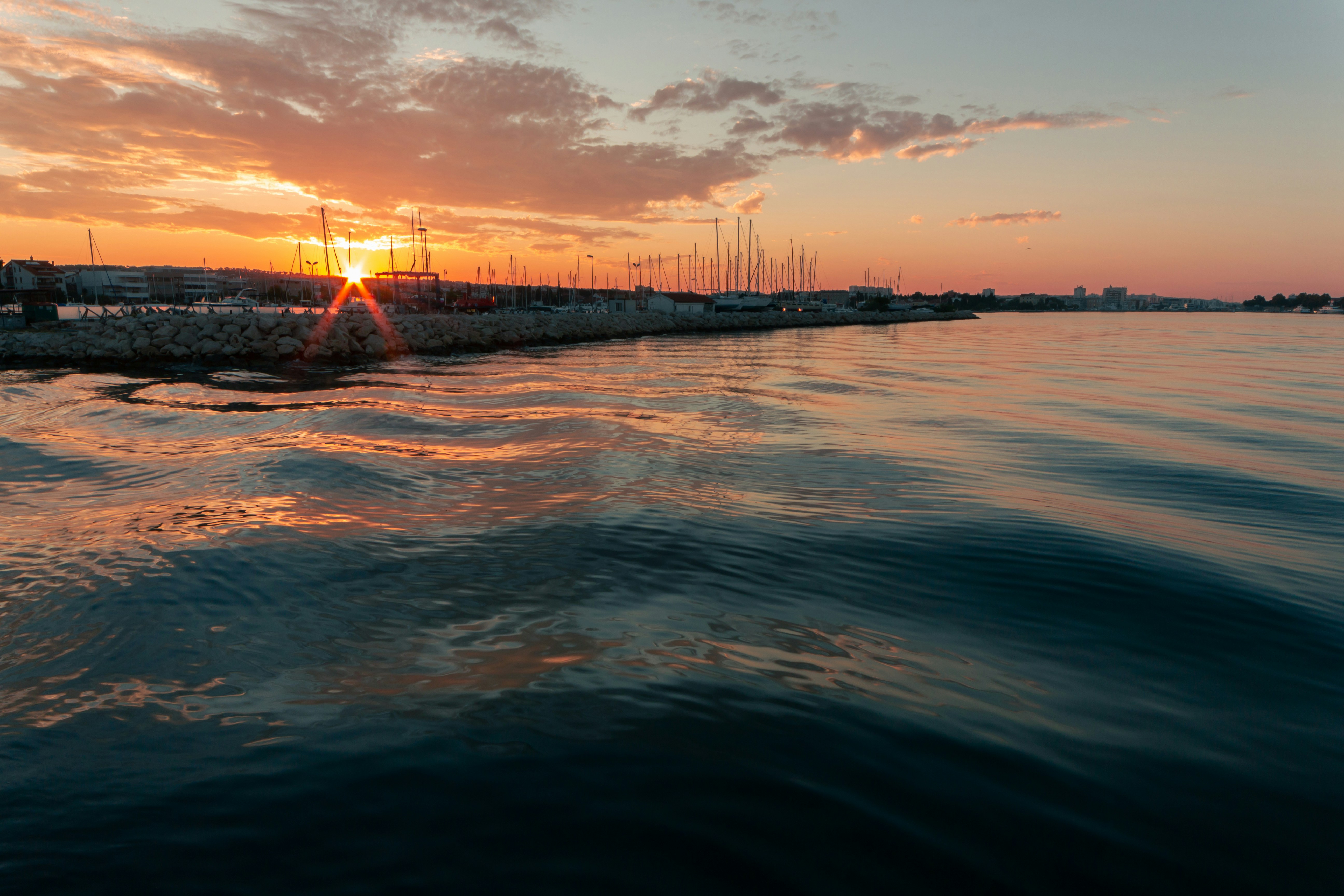 The Balkan Sea - An important symbol in older Balkan music. This picture specifically is from Zadar, Croatia.